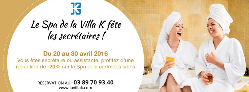 Offre Spa fête des secrétaires