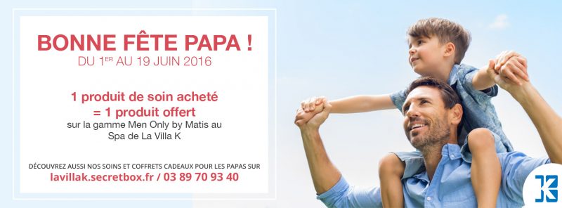 Fête des pères cadeau spa