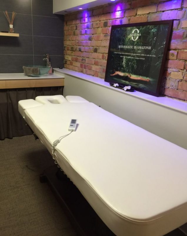 table massage electrique 