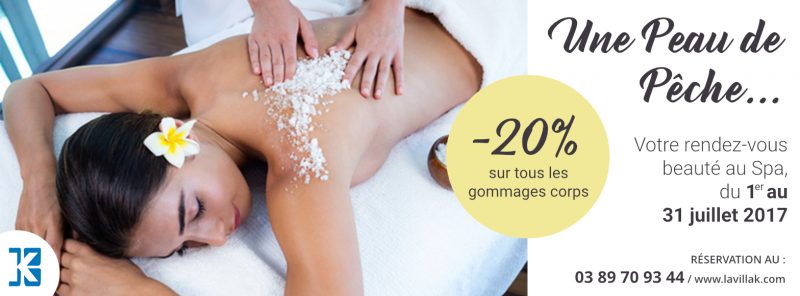 gommage offre promotion spa alsace