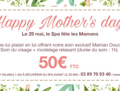 Idée cadeau fête des mères massage alsace