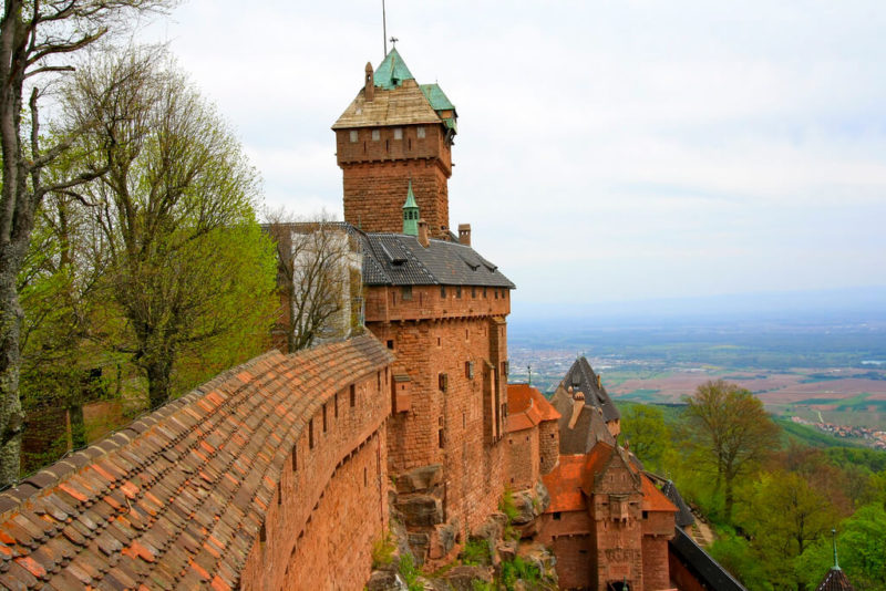 Haut-Koenigsbourg castle en Alsace