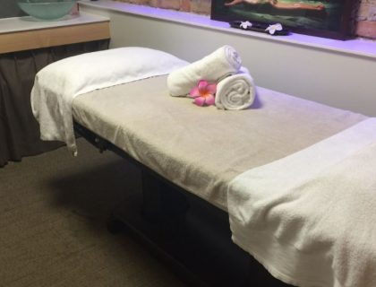 table massage électrique spa